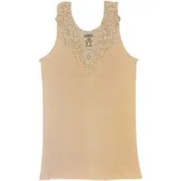 Toker Collection® Achselhemd Damen Unterhemd mit extra breiter Spitze (1 Stück, einzeln gepackt) Spitze in vielen Varianten