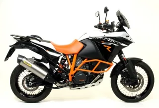 Sport Auspuff Arrow Race-Tech Aluminium KTM 1290 Super Adventure Bj.2015-2016 +ABE / eintragungsfrei