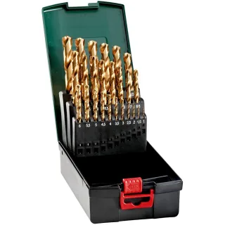 Metabo HSS-TiN-Bohrerkassette - 25 teiliges Set - 627191000