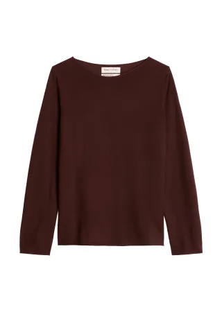 Marc OPolo Casual - Strickpullover slim Black Cherry - Gr. - S