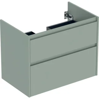 Geberit Ersatzteile Unterschrank für Möbelwaschtisch, 2 Schubladen B:80cm, salbeigrün, 246352IK1 246352IK1