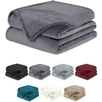 Wohndecke, flauschige Kuscheldecke, weiche Decke, Überwurfdecke, BARBONS, atmungsaktiv, super weich und flauschig, hochwertig