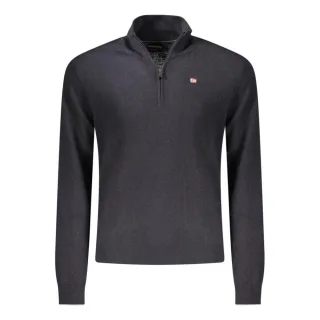 Napapijri Schwarzer Woll-Herrenpullover