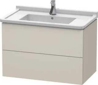 Duravit L-Cube Waschtischunterbau wandhängend Taupe Supermatt 820x469x558 mm - LC626508383 LC626508383