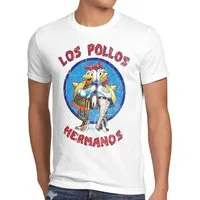 style3 T-Shirt Los Pollos breaking hermanos heisenberg walter bad white chicken