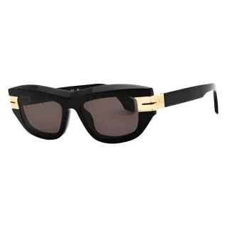 Palm Angels - "Claire" Katzenauge-Sonnenbrille für Damen (Schwarz/Dunkelgrau)