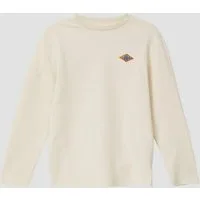 s.Oliver Langarmshirt T-Shirt Strukturiertes Longsleeve aus Heavy Jersey mit Patch-Detail