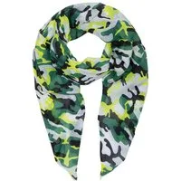 Cassandra Accessoires Schal Damen Schrägschal, Camouflage, mit Seide