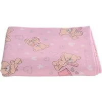 La Bortini Betttuch Baby Wickeltuch Tuch Spucktuch groß 78 x 120cm Babytuch