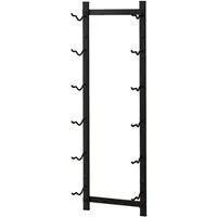 COSTWAY Weinregal, Wand, Metall, für 6 Flaschen, Industrial, 13,5x22x73cm