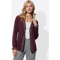 Sieh an! Strickjacke Strickjacke Langarm Jersey