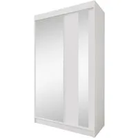 Beautysofa Kleiderschrank GAJA II mit Spiegel (Schrank mit Schubladen und Kleiderstange, moderner Schiebetürenschrank) Breite: 120 cm, 200 cm oder 240 cm