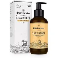 Störtebekker Rasiergel (180ml) Rasurvorbereitung - Transparentes Rasier Gel zur Konturenrasur, Aloe Vera & Panthenol für Feuchtigkeit und Frischekick durch Menthol