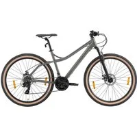 Bikestar Mountainbike, 21 Gang Shimano RD-TY300 Schaltwerk, Kettenschaltung, für Damen und Herren, Kettenschaltung