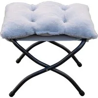 Quick Star Fußhocker Fußhocker mit Kissen (1 St), Mit Kissen