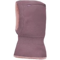 MAXIMO Wendemütze reine Merinowolle, reversible, doppelt gestrickt, Ausgenähtes Halsteil