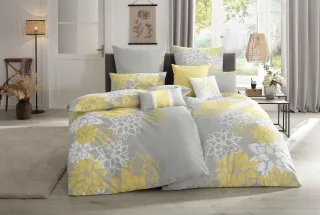 OTTO home Bettwäsche "Susan in Gr. 135x200 oder 155x220 cm" 2 Stk. in verschiedenen Qualitäten, romantische Bettwäsche mit Blumen