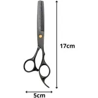 VERK GROUP Haarschere Professionelle Effilierschere aus Edelstahl Texturierende Friseurscher