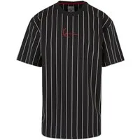 Karl Kani T-Shirt Small Signature Pinstripe (1-tlg) Oversize Streifen