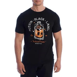 Herren Kurzarm Graphic Baumwoll T-Shirt HS24MTS20-A