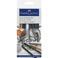 Faber-Castell Zeichenkohle Faber-Castell Kohle Zeichenset