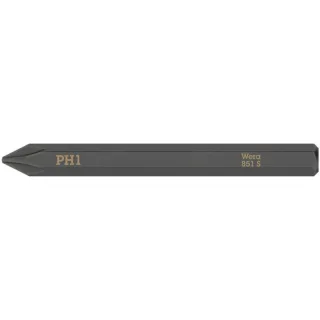 Wera 851 S Kreuzschlitz Phillips Bits für Schlagschraubendreher - 05018160001