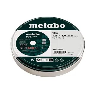 Metabo Trennscheiben SP Inox, 100 Jahre, TF 41 in Blechdose - A 60 R - 10 Stück - 616399000
