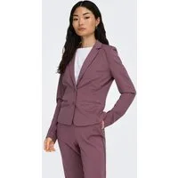 ONLY Jerseyblazer ONLPOPTRASH – 2-Knopf Blazer mit taillierter Silhouette regular fit, Milano Rib, Materialmix, Reverskragen, unifarben