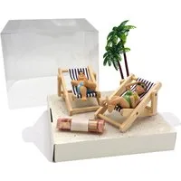 ZauberDeko Geschenkbox Geldgeschenk Verpackung Liegestuhl Urlaub Reise Strand Hochzeit