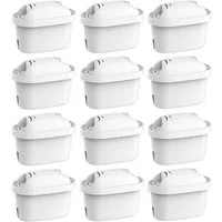 Comedes Wasserfilter 12er Set einsetzbar statt Brita Maxtra, passend für Brita Marella, Aluna, Mavea, Style, Flow, Elemaris