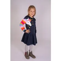happy girls Sweatkleid mit wunderschönem Einhorn-Motiv