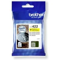 Brother Original Tintenpatrone für 550 Seiten LC422Y Tintenpatrone