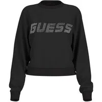 Guess Sweatshirt - GUESS Glitzerlogo - Damenshirt - Langarmshirt - Pullover Damen