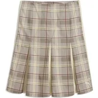 PUMA Jerseyrock T7 Pleated Tartan-Midirock Damen