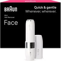 Braun Elektrogesichtshaarentferner FS1000, Aufsätze: 1, Mini-Gesichtsrasierer, Elektrischer Rasierer, Schnell & Sanft, Weiß