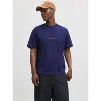 Jack & Jones Rundhalsshirt JORNORREBRO EMB TEE SS CREW NECK NOOS Baumwolle, locker geschnitten