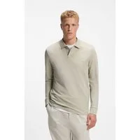BOSS ORANGE Poloshirt Passerby Langarm Regular Fit Langarm Classic Stretch Pique Polo, pflegeleicht