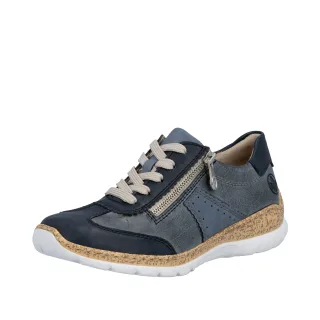 Rieker Sneaker Schnürschuh, Halbschuh, Casual-Sneaker mit Reißverschluss