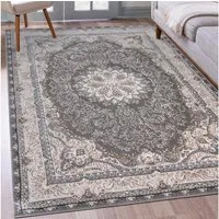 Mazovia Designteppich Modern Abstrakt Teppich für Wohnzimmer Schlafzimmer Büro - Kurzflor, 80 x 150 cm, Fußbodenheizung