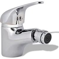 vidaXL Wannenarmatur Badezimmer Bidet Mischbatterie Chrom