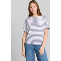 TOM TAILOR Denim T-Shirt T-Shirt Loose Fit T-Shirt mit Streifenmuster