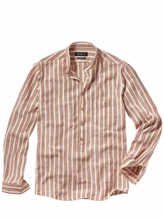 Mey & Edlich Herren Bin-so-frei-Schlupfhemd Rot 75 % Baumwolle, 25 % Polyester