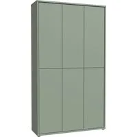 FORTE Schuhschrank Alice Springs, Schuhschrank, B/H/T 109,2/191,9/34,9 cm, 36 Paar Schuhe (B/H/T 109,2/191,9/34,9 cm) Stauraumschrank, Mehrzweckschrank, (B/H 109cm x 192cm), mit 16 Böden