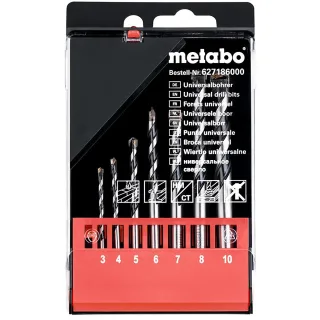 Metabo Universalbohrer-Kassette 7-teiliges Set - ø 3-10 mm - 627186000