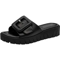 Tamaris TOUCH-IT aus Leder kein Absatz 1-27213-46 Keilpantolette TOUCH-IT