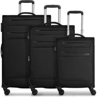 WORLDPACK Trolleyset Chicago, 4 Rollen, (3-teilig, 3 tlg), Polyester
