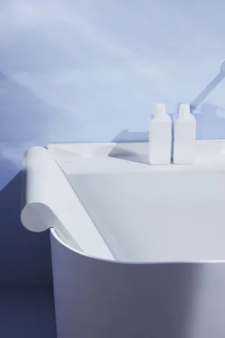 LAUFEN Rückenlehne zu Badewanne Sonar VAL 625x400x90 hellgrau, H2923400870001 H2923400870001