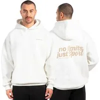 Smilodox Hoodie Fortes, Oversize Kapuzenpullover mit großem Back Print, Sweater Große Kapuze, Kängurutasche, weiches wärmendes Material