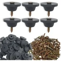 Modo24 Hochbeet-Verstrebung Montageset für Noppenfolie, Befestigungen für Noppenfolie, (100-St), Noppenfolie, Schrauben Schrauben und Unterlegscheiben für Noppenfolie