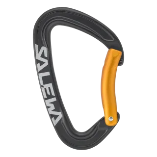 SALEWA - Ortles  Karabiner Mit Gebogenem Schnapper - Schwarz (Gr.UNI)